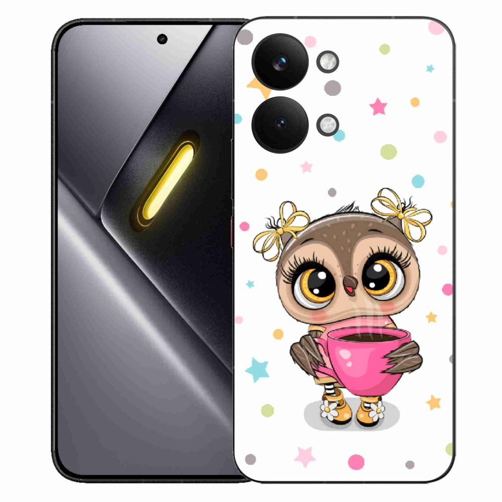 Gelový kryt mmCase na Xiaomi Poco X8 Pro Max - kreslená sovička