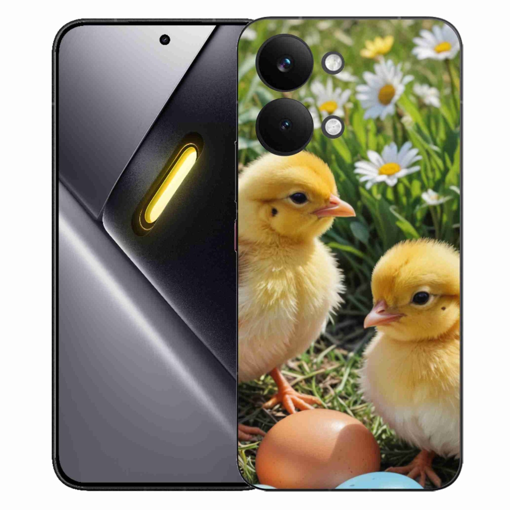 Gelový kryt mmCase na Xiaomi Poco X8 Pro Max - kuřátka