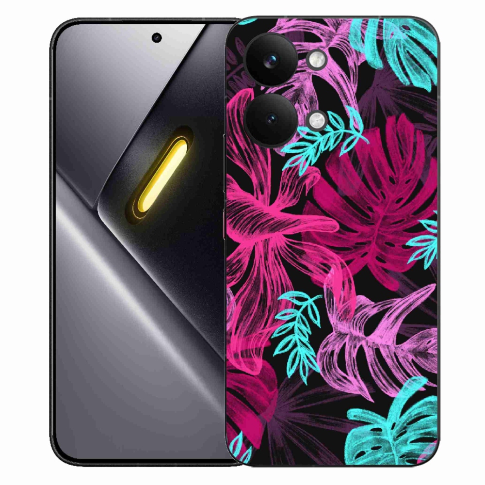 Gelový kryt mmCase na Xiaomi Poco X8 Pro Max - květiny 1