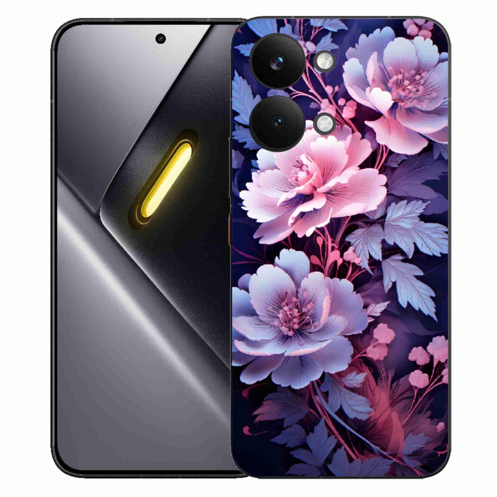 Gelový kryt mmCase na Xiaomi Poco X8 Pro Max - květiny 11