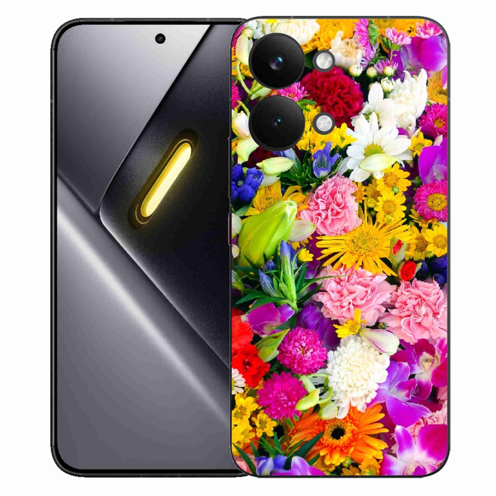 Gelový kryt mmCase na Xiaomi Poco X8 Pro Max - květiny 12