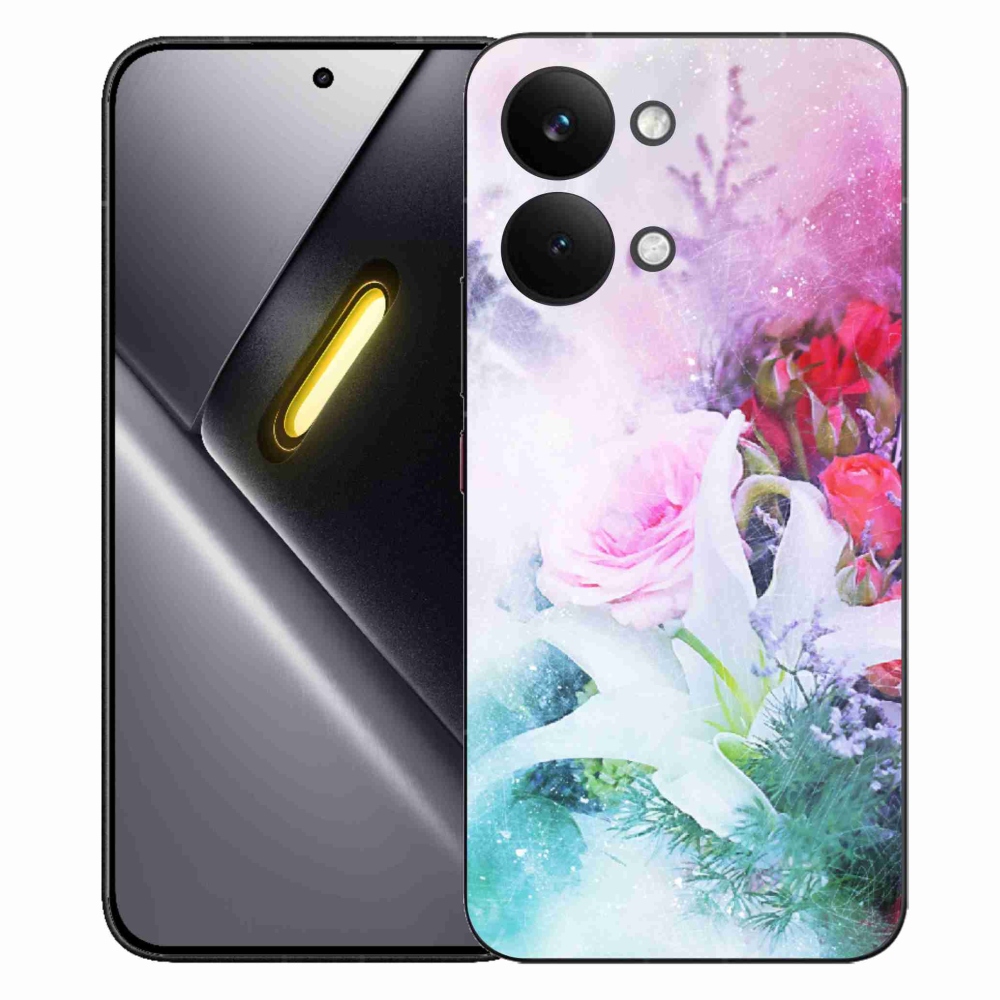 Gelový kryt mmCase na Xiaomi Poco X8 Pro Max - květiny 4