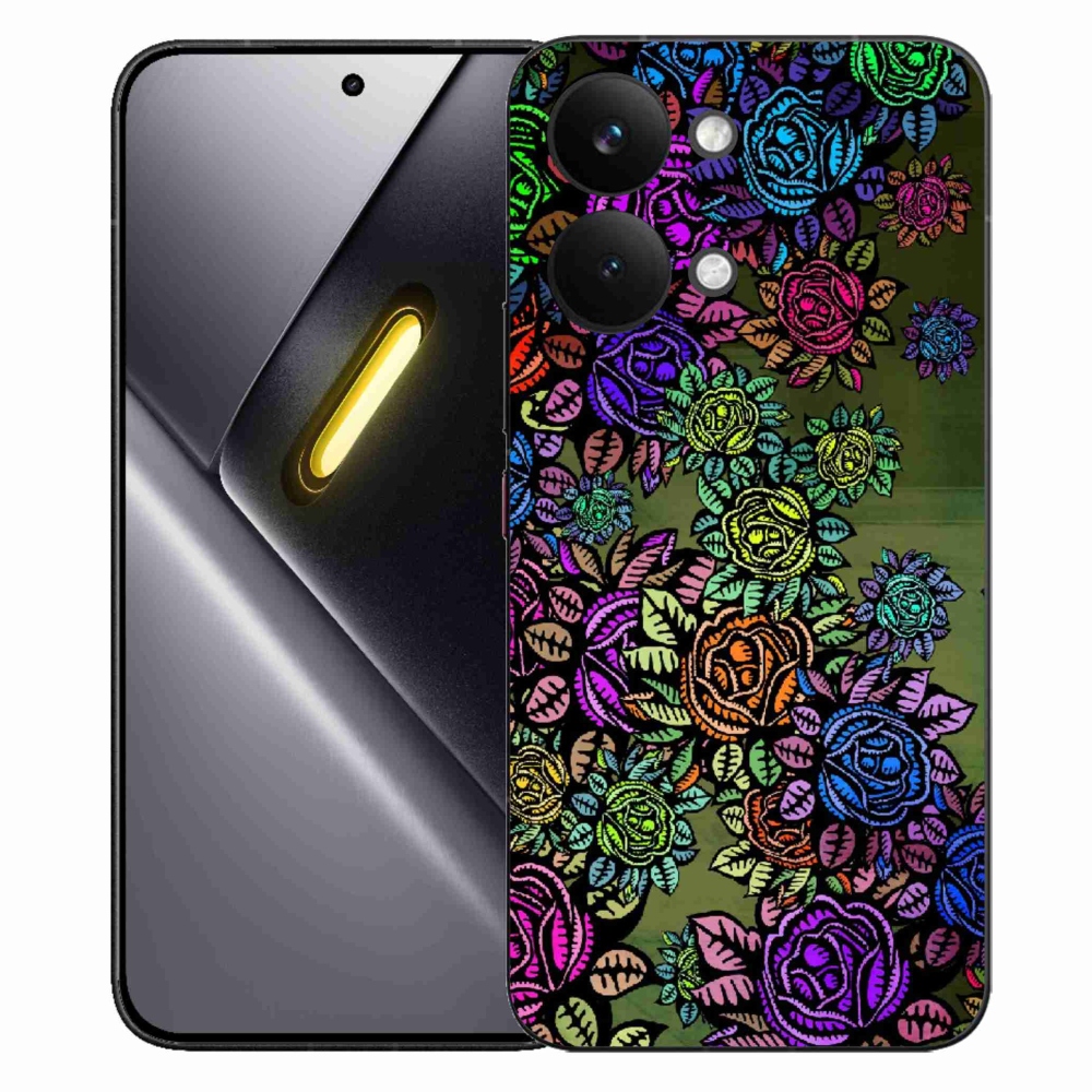 Gelový kryt mmCase na Xiaomi Poco X8 Pro Max - květiny 6