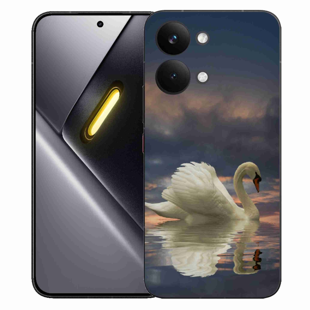 Gelový kryt mmCase na Xiaomi Poco X8 Pro Max - labuť