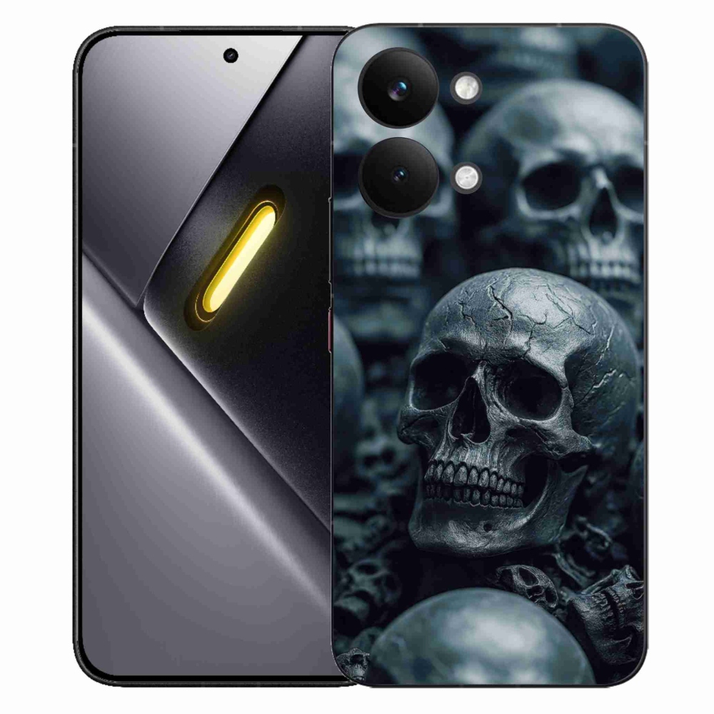 Gelový kryt mmCase na Xiaomi Poco X8 Pro Max - lebka 2