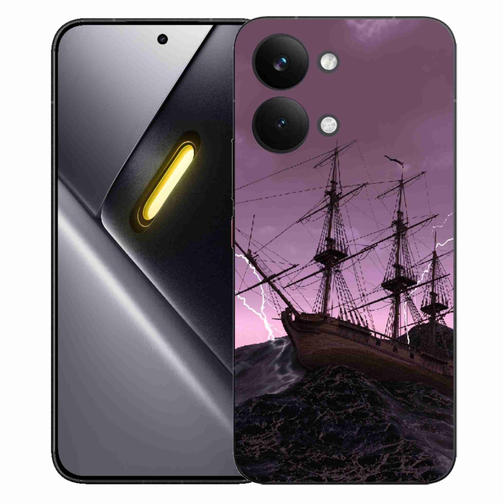 Gelový kryt mmCase na Xiaomi Poco X8 Pro Max - loď v bouři