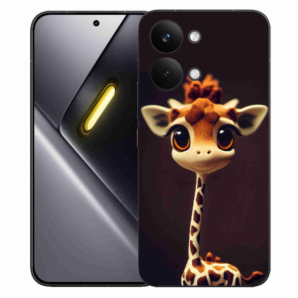 Gelový kryt mmCase na Xiaomi Poco X8 Pro Max - malá žirafa