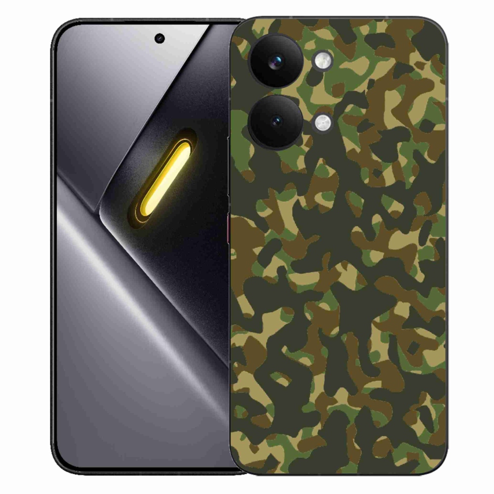 Gelový kryt mmCase na Xiaomi Poco X8 Pro Max - maskáčový vzor 1