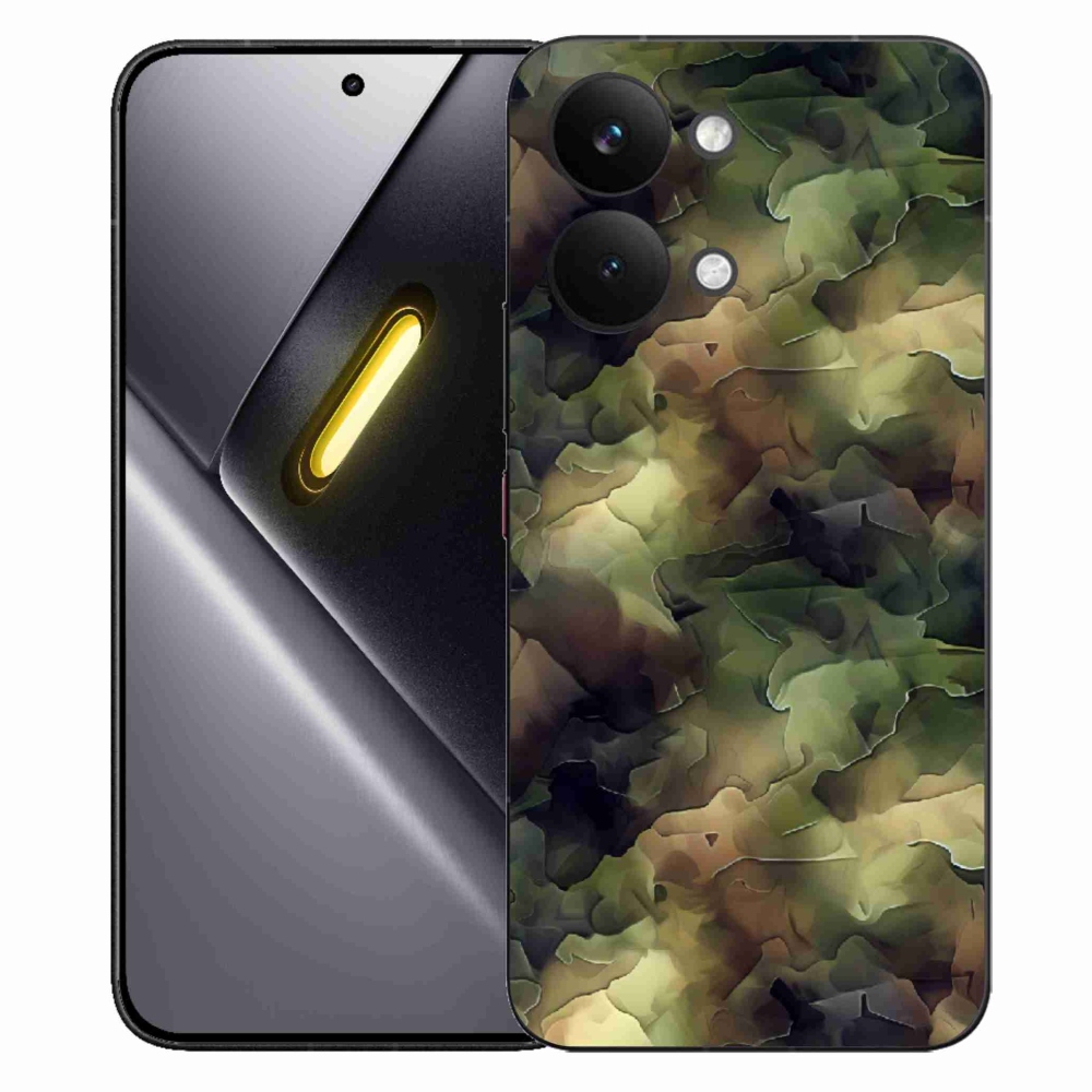 Gelový kryt mmCase na Xiaomi Poco X8 Pro Max - maskáčový vzor 10