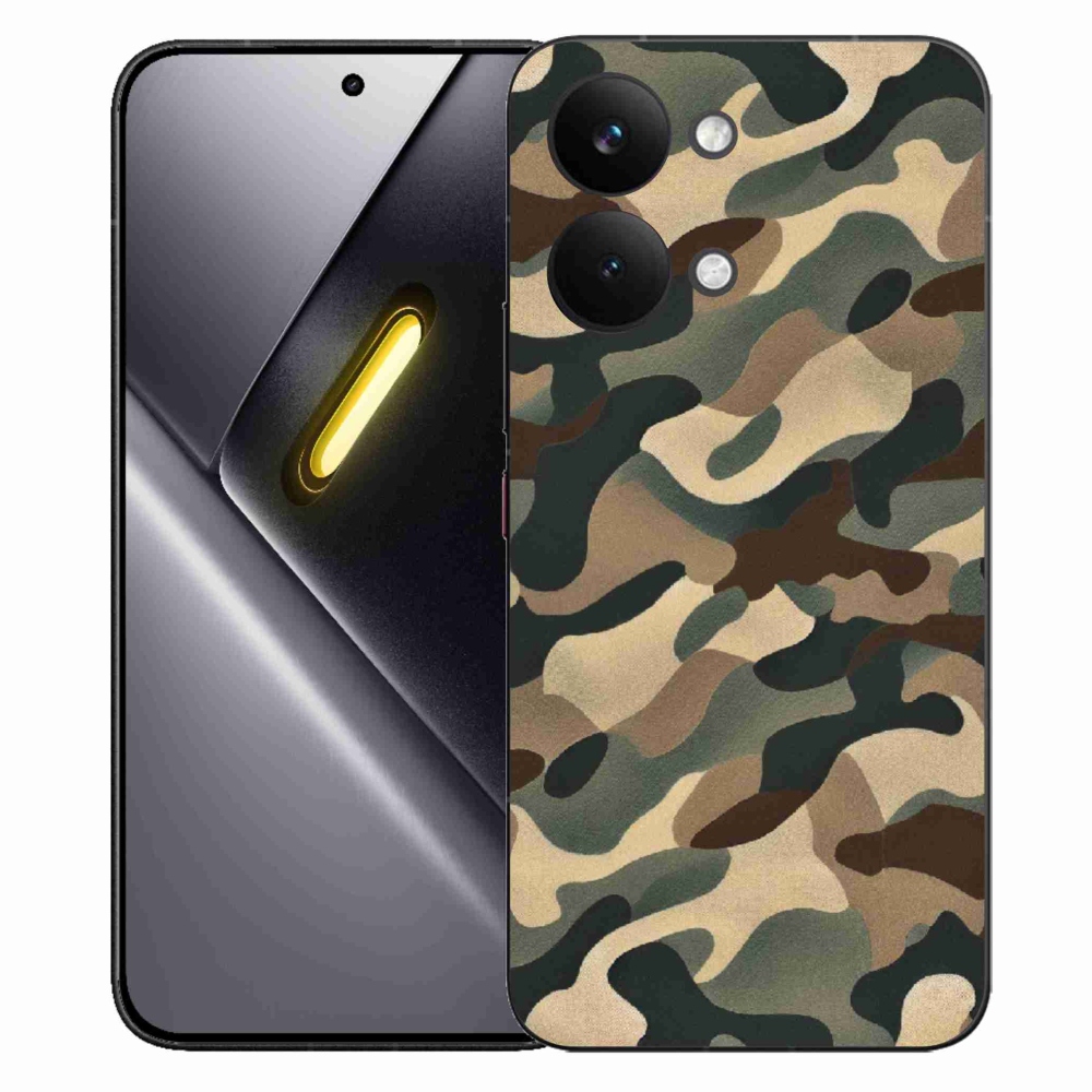 Gelový kryt mmCase na Xiaomi Poco X8 Pro Max - maskáčový vzor 11