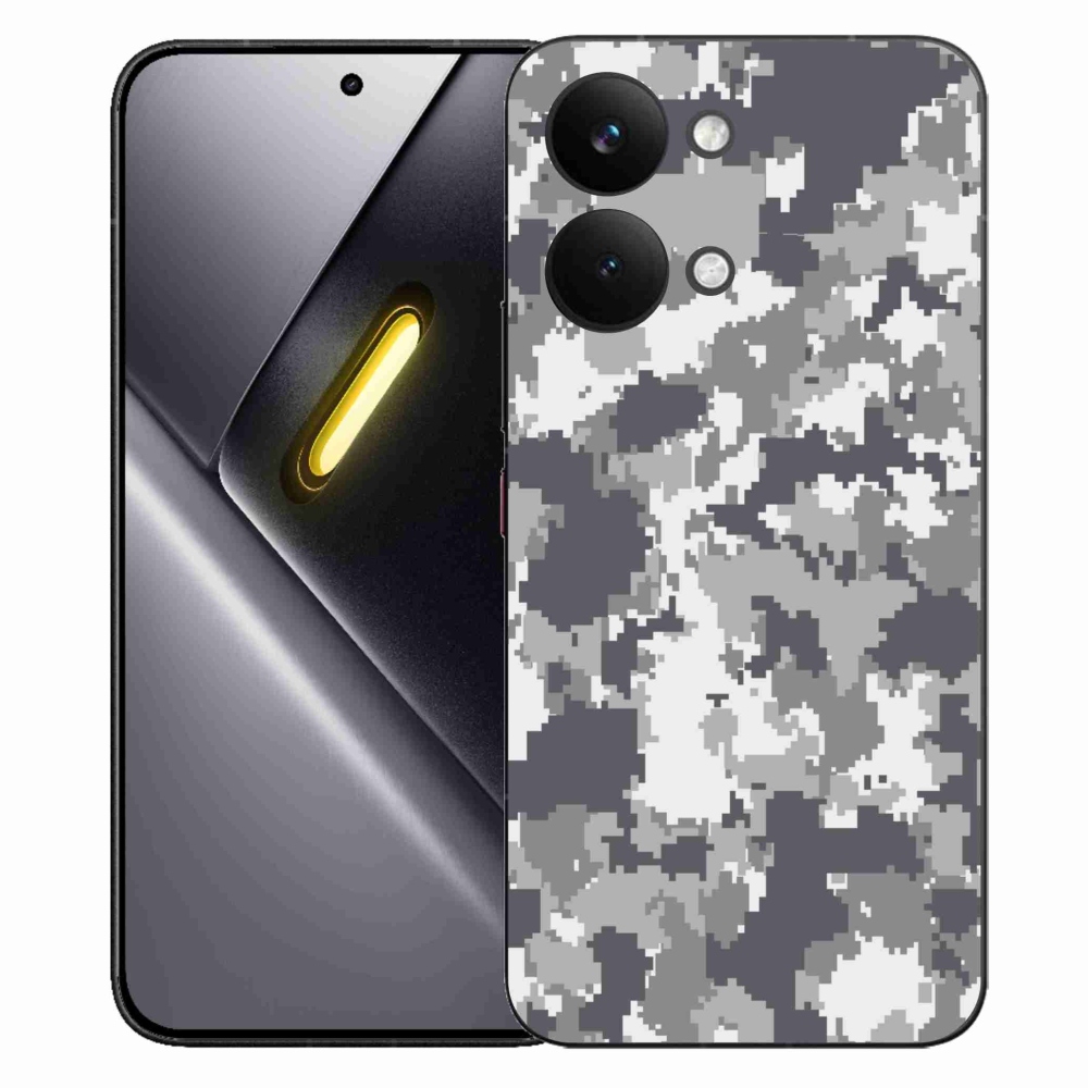 Gelový kryt mmCase na Xiaomi Poco X8 Pro Max - maskáčový vzor 2