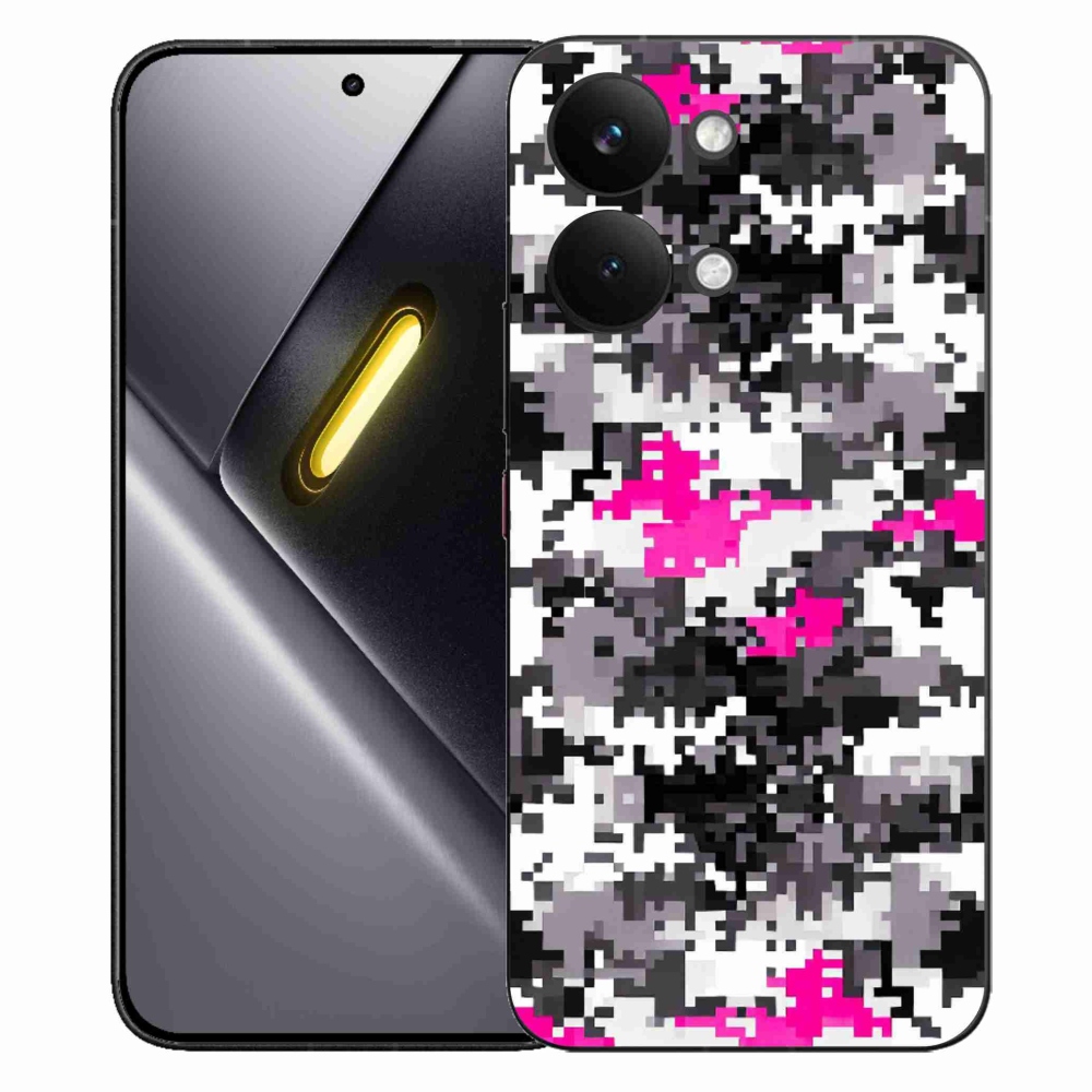 Gelový kryt mmCase na Xiaomi Poco X8 Pro Max - maskáčový vzor 4