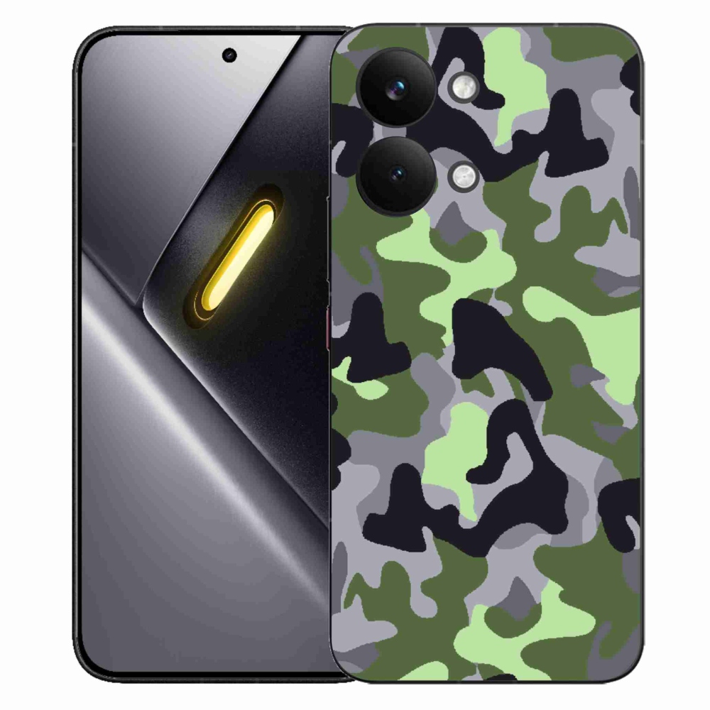 Gelový kryt mmCase na Xiaomi Poco X8 Pro Max - maskáčový vzor 7