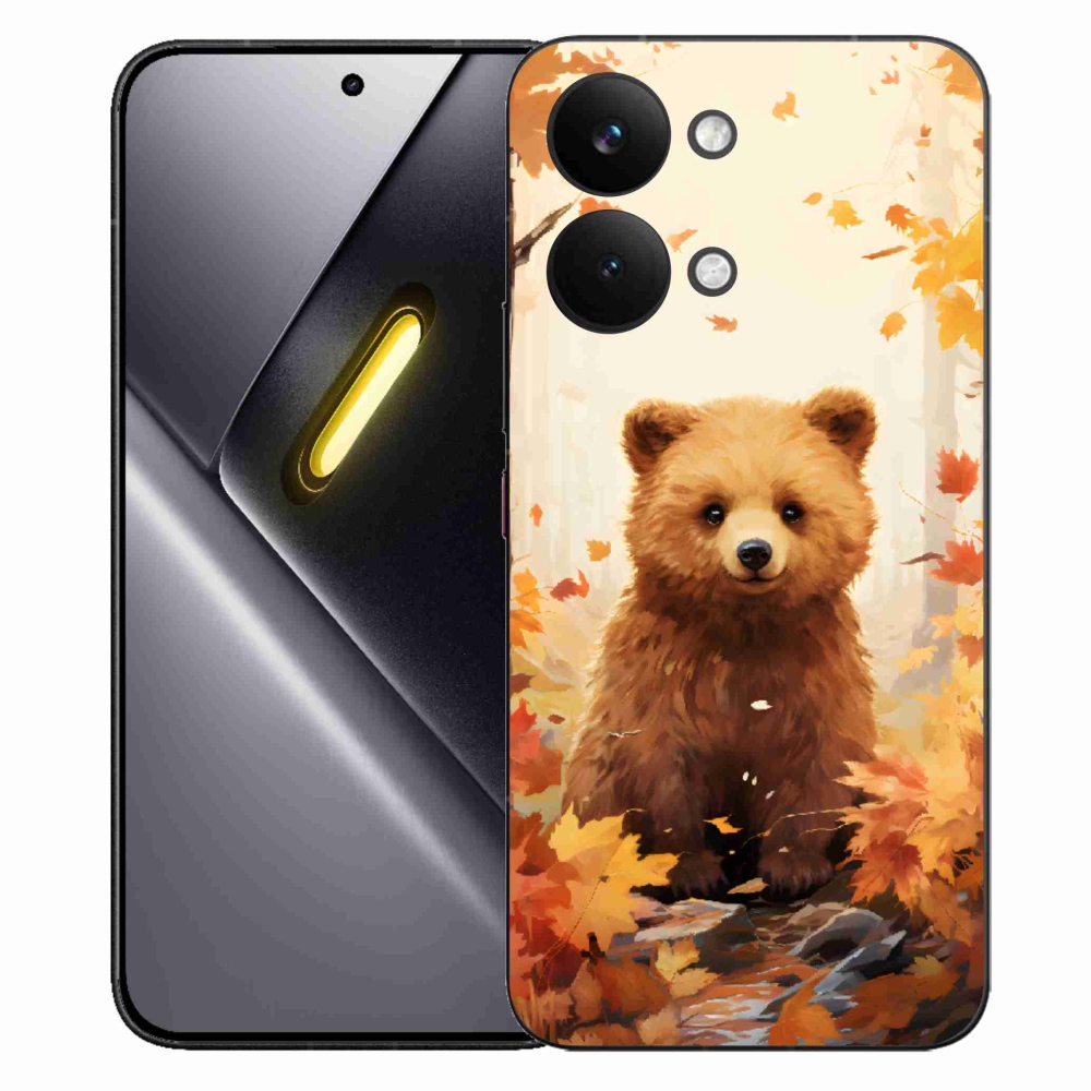 Gelový kryt mmCase na Xiaomi Poco X8 Pro Max - medvěd v lese