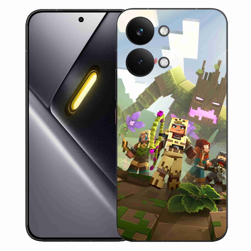 Gelový kryt mmCase na Xiaomi Poco X8 Pro Max - minecraft 1