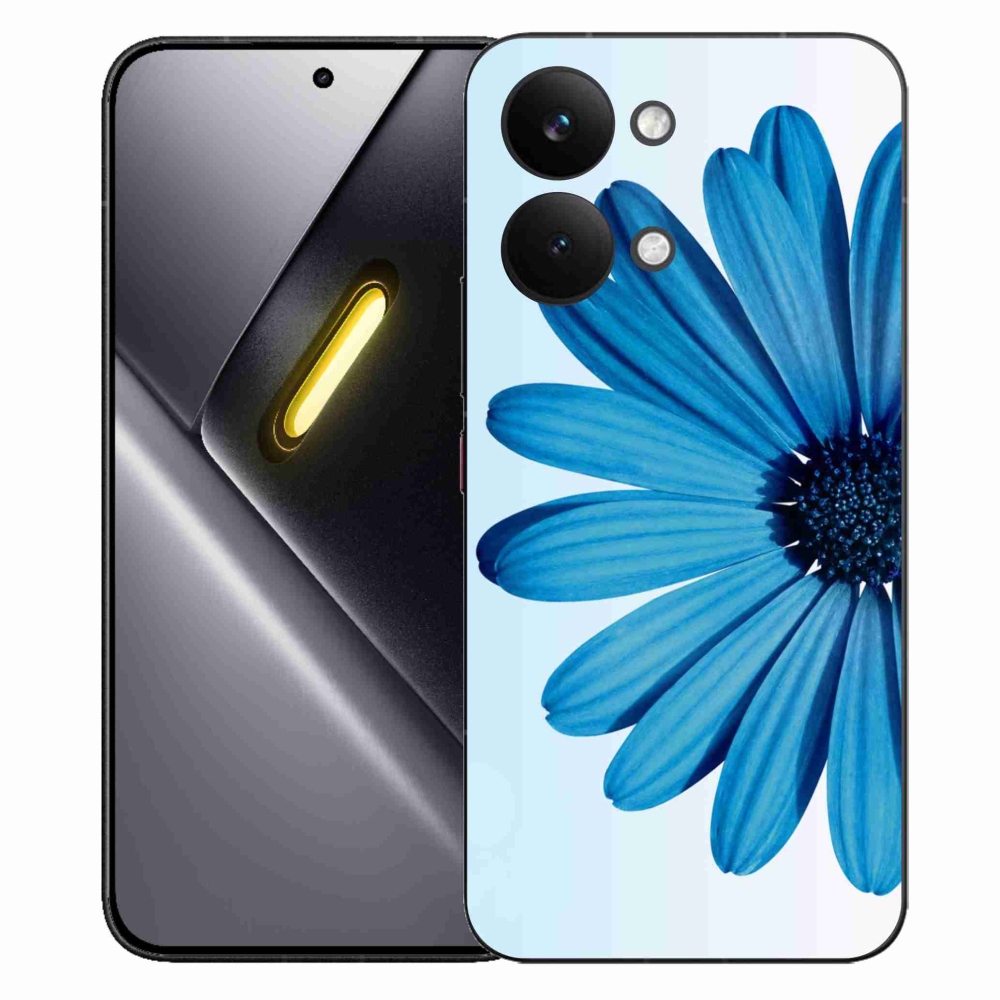 Gelový kryt mmCase na Xiaomi Poco X8 Pro Max - modrá kopretina