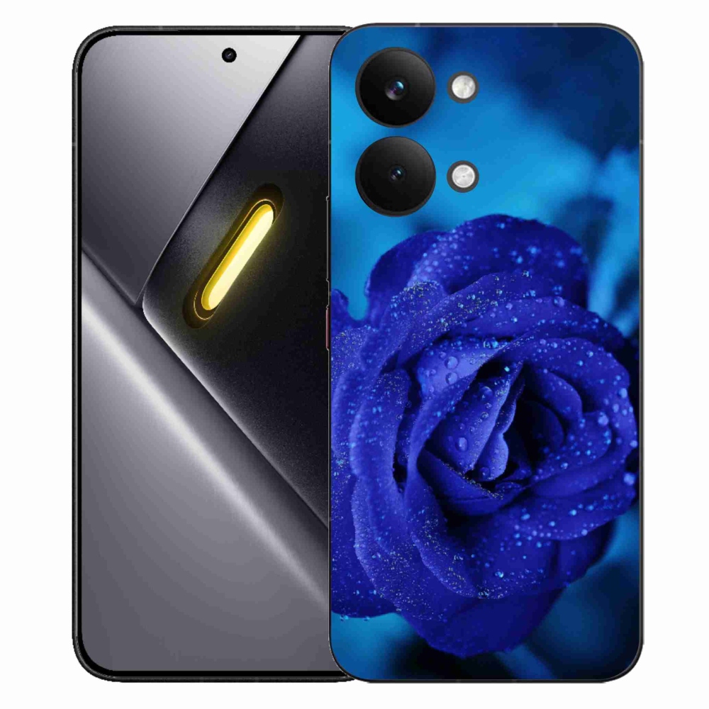 Gelový kryt mmCase na Xiaomi Poco X8 Pro Max - modrá růže