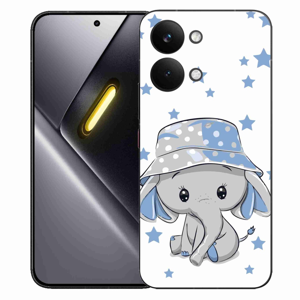 Gelový kryt mmCase na Xiaomi Poco X8 Pro Max - modrý slon