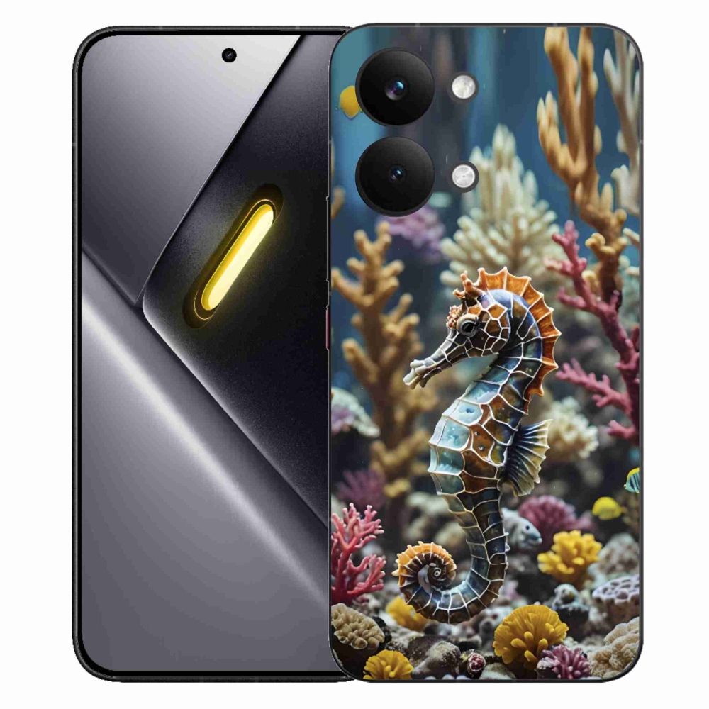 Gelový kryt mmCase na Xiaomi Poco X8 Pro Max - mořský koník 2