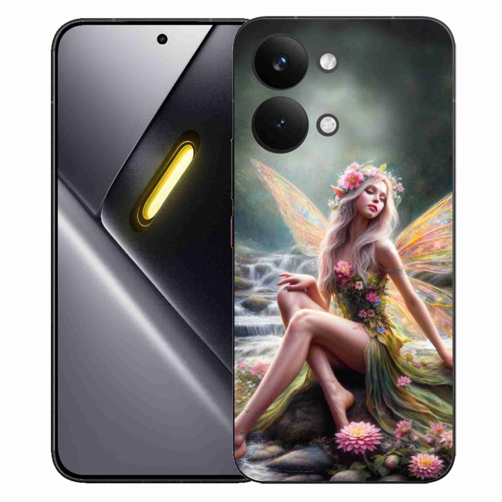 Gelový kryt mmCase na Xiaomi Poco X8 Pro Max - motýlí žena 1