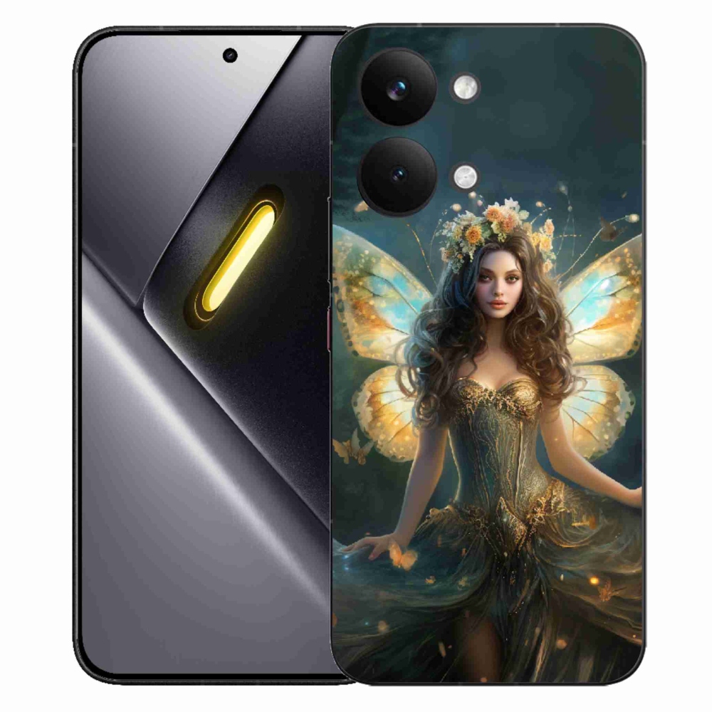 Gelový kryt mmCase na Xiaomi Poco X8 Pro Max - motýlí žena