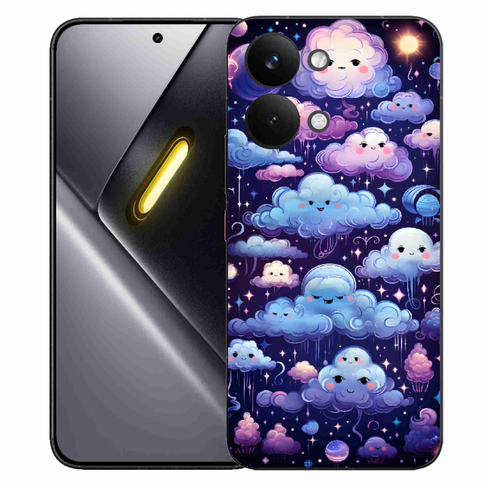 Gelový kryt mmCase na Xiaomi Poco X8 Pro Max - mráčky