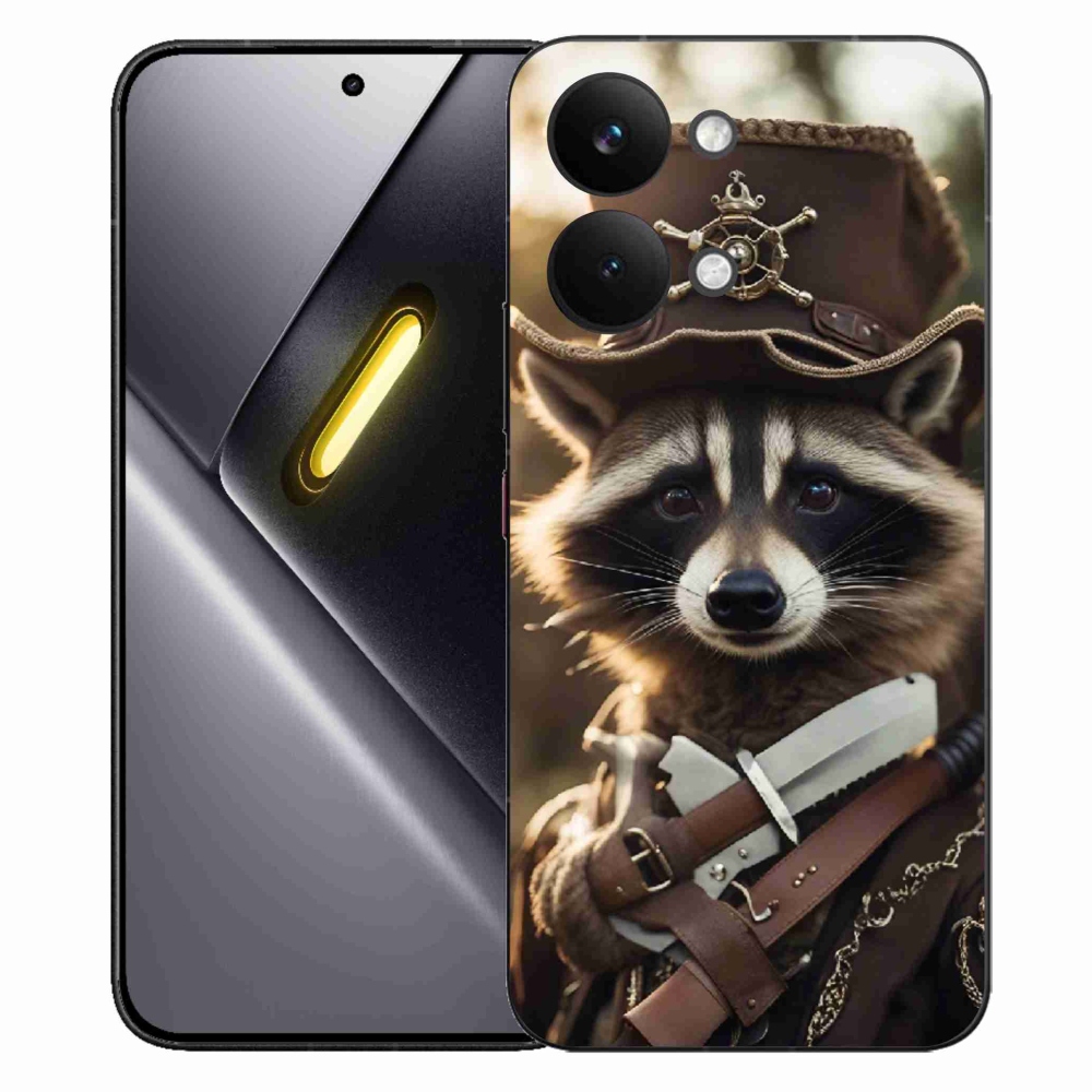 Gelový kryt mmCase na Xiaomi Poco X8 Pro Max - mýval v uniformě