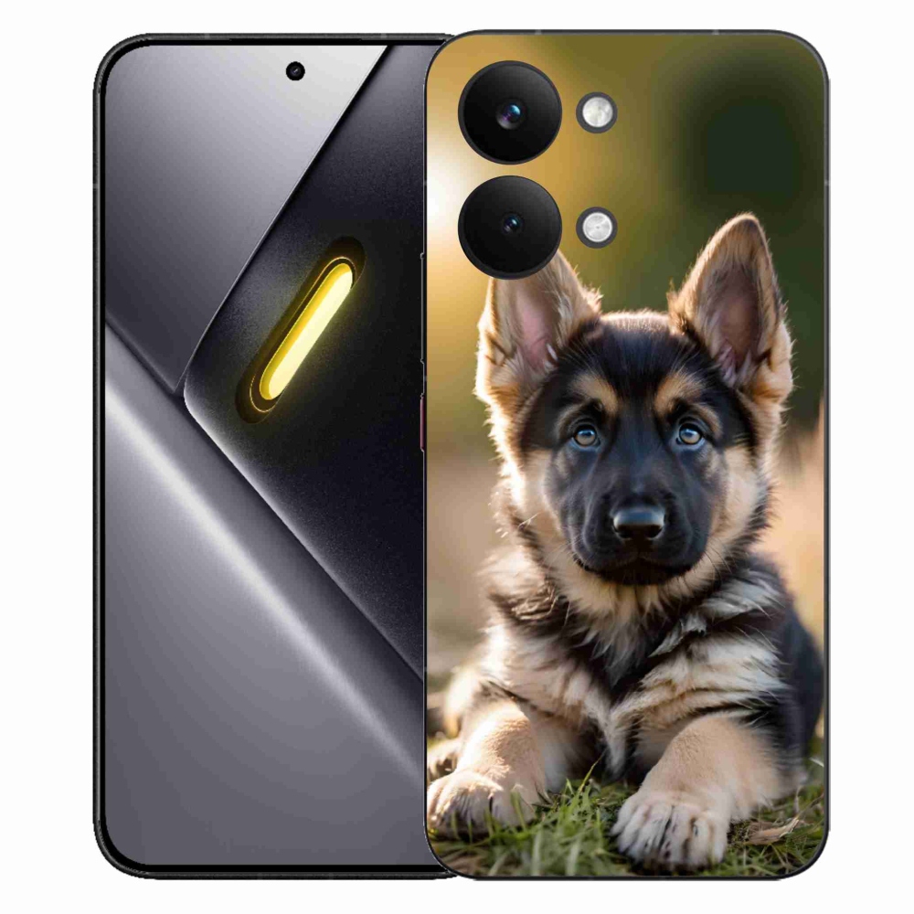 Gelový kryt mmCase na Xiaomi Poco X8 Pro Max - německý ovčák v přírodě