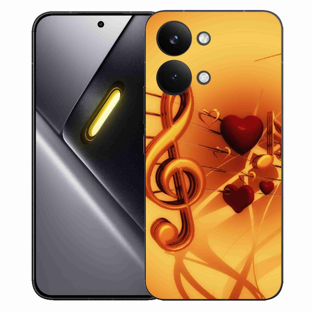 Gelový kryt mmCase na Xiaomi Poco X8 Pro Max - noty