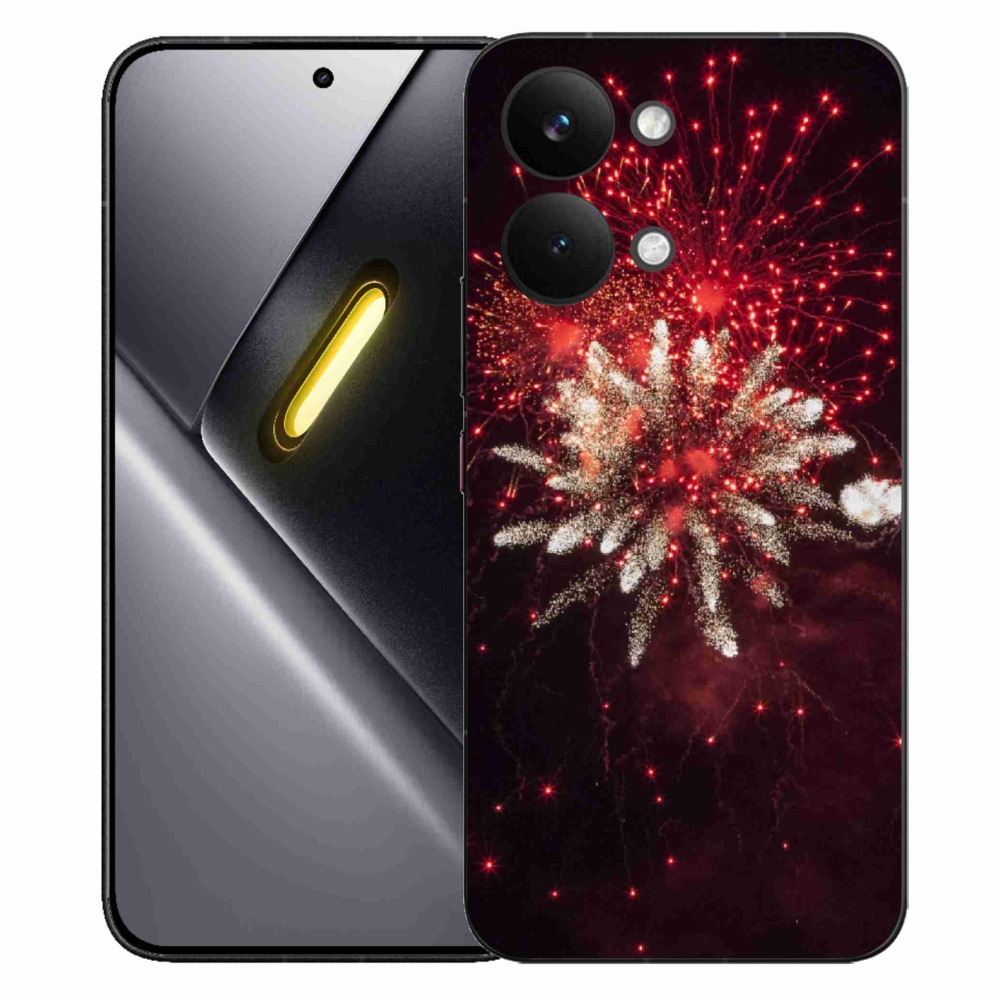 Gelový kryt mmCase na Xiaomi Poco X8 Pro Max - ohňostroj