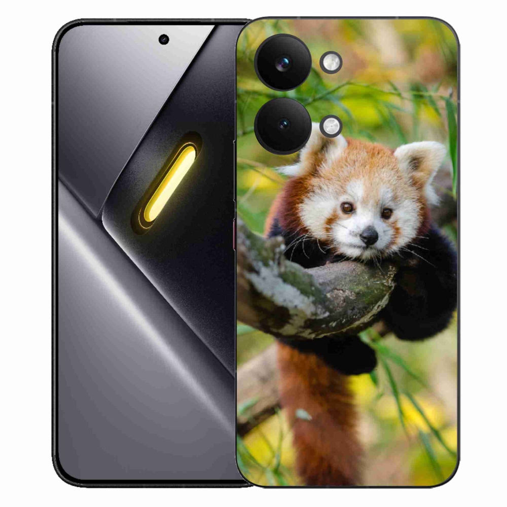 Gelový kryt mmCase na Xiaomi Poco X8 Pro Max - panda červená