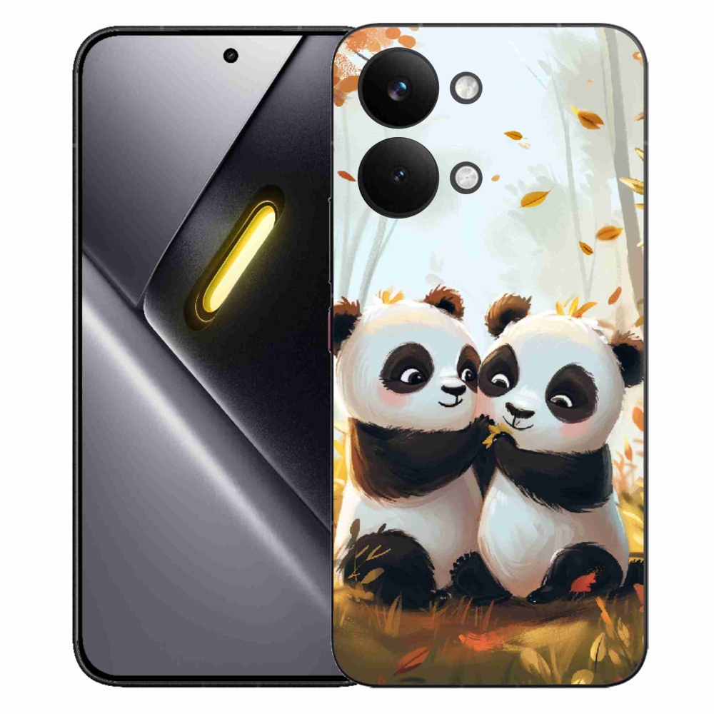 Gelový kryt mmCase na Xiaomi Poco X8 Pro Max - pandy