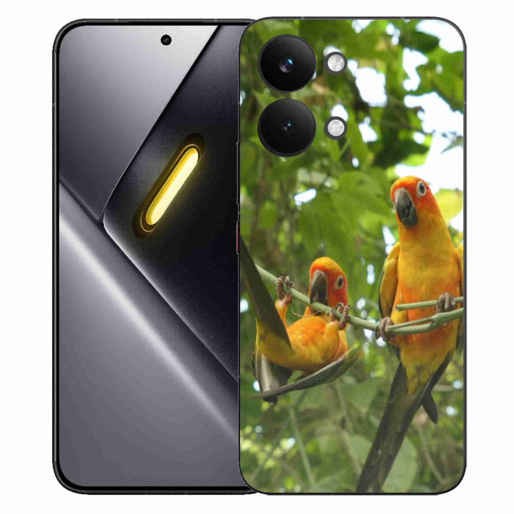 Gelový kryt mmCase na Xiaomi Poco X8 Pro Max - papoušci aratingy