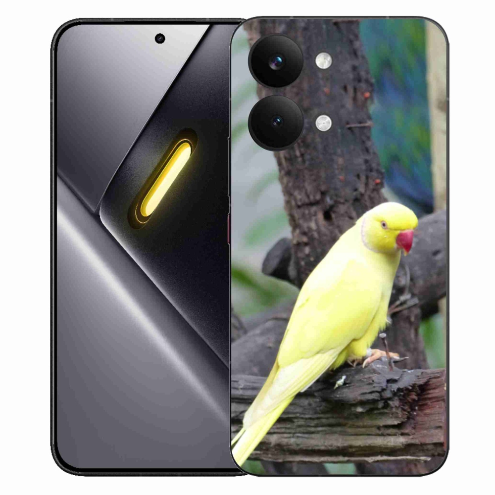 Gelový kryt mmCase na Xiaomi Poco X8 Pro Max - papoušek alexandr žlutý