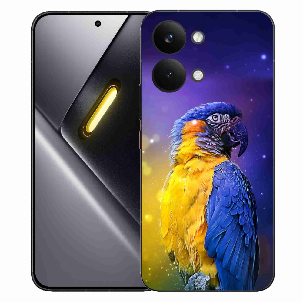 Gelový kryt mmCase na Xiaomi Poco X8 Pro Max - papoušek ara 1