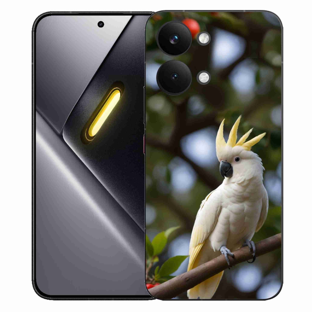 Gelový kryt mmCase na Xiaomi Poco X8 Pro Max - papoušek kakadu 3