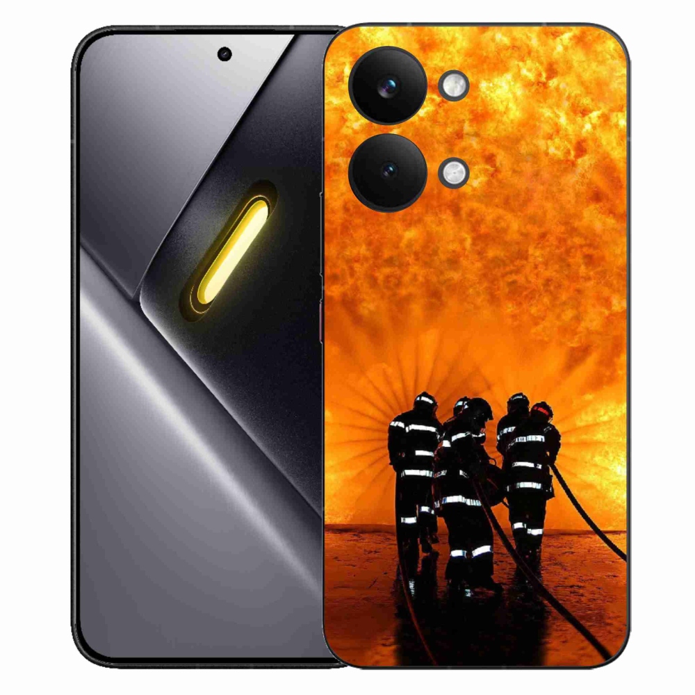 Gelový kryt mmCase na Xiaomi Poco X8 Pro Max - požár