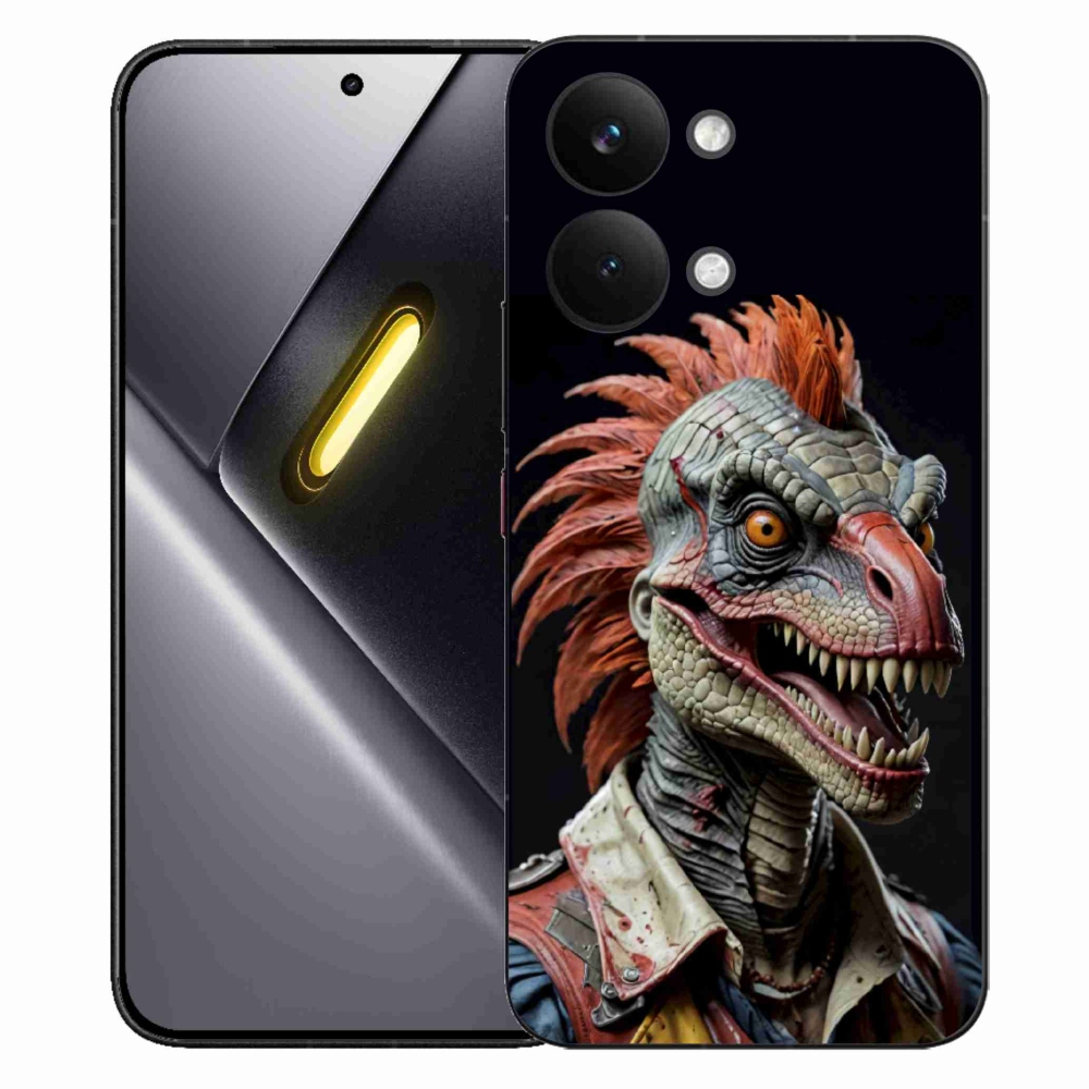 Gelový kryt mmCase na Xiaomi Poco X8 Pro Max - punk dinosaurus