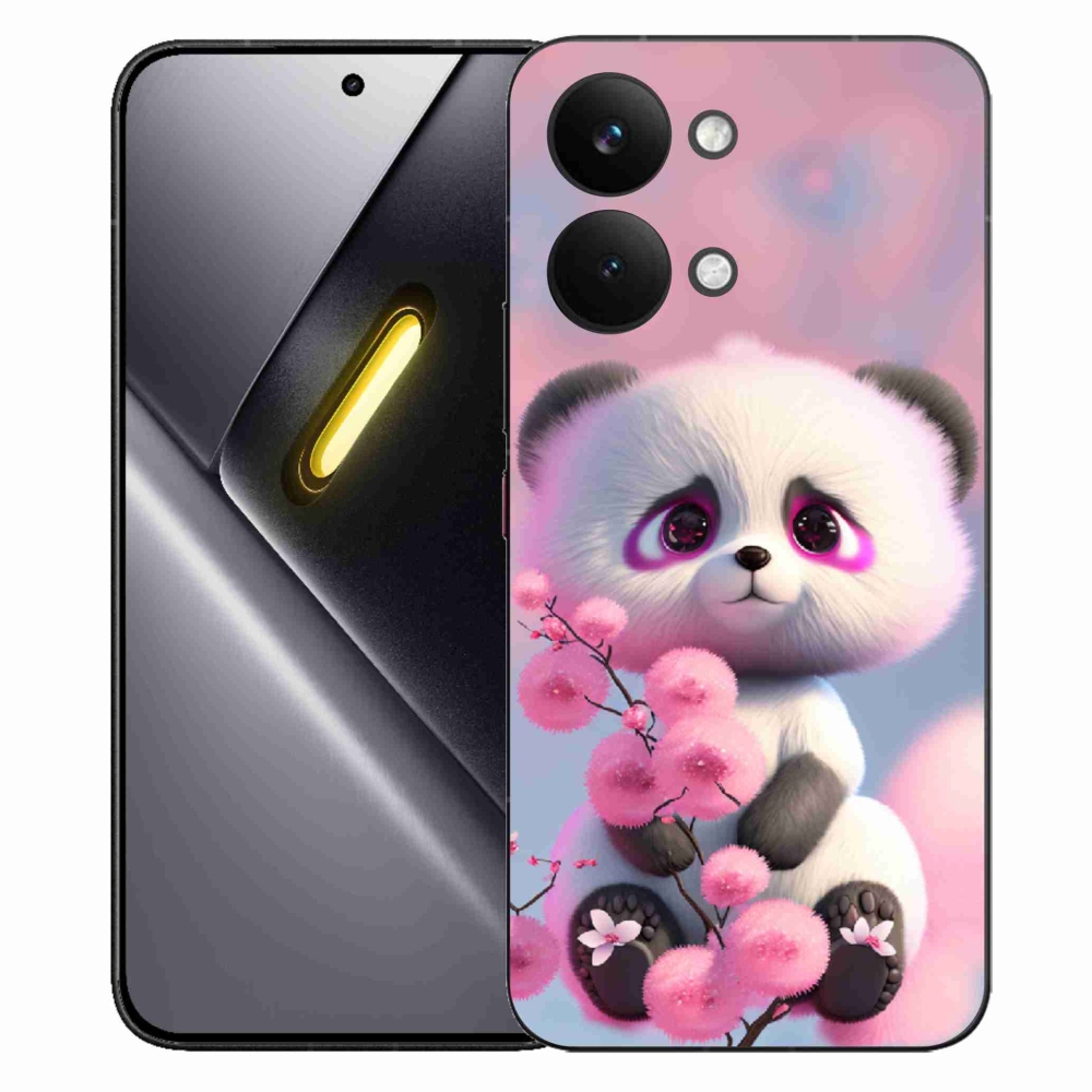Gelový kryt mmCase na Xiaomi Poco X8 Pro Max - roztomilá panda 1