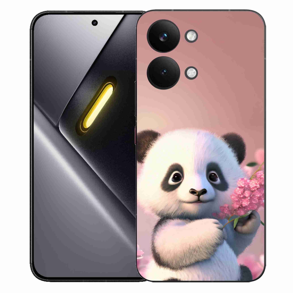 Gelový kryt mmCase na Xiaomi Poco X8 Pro Max - roztomilá panda
