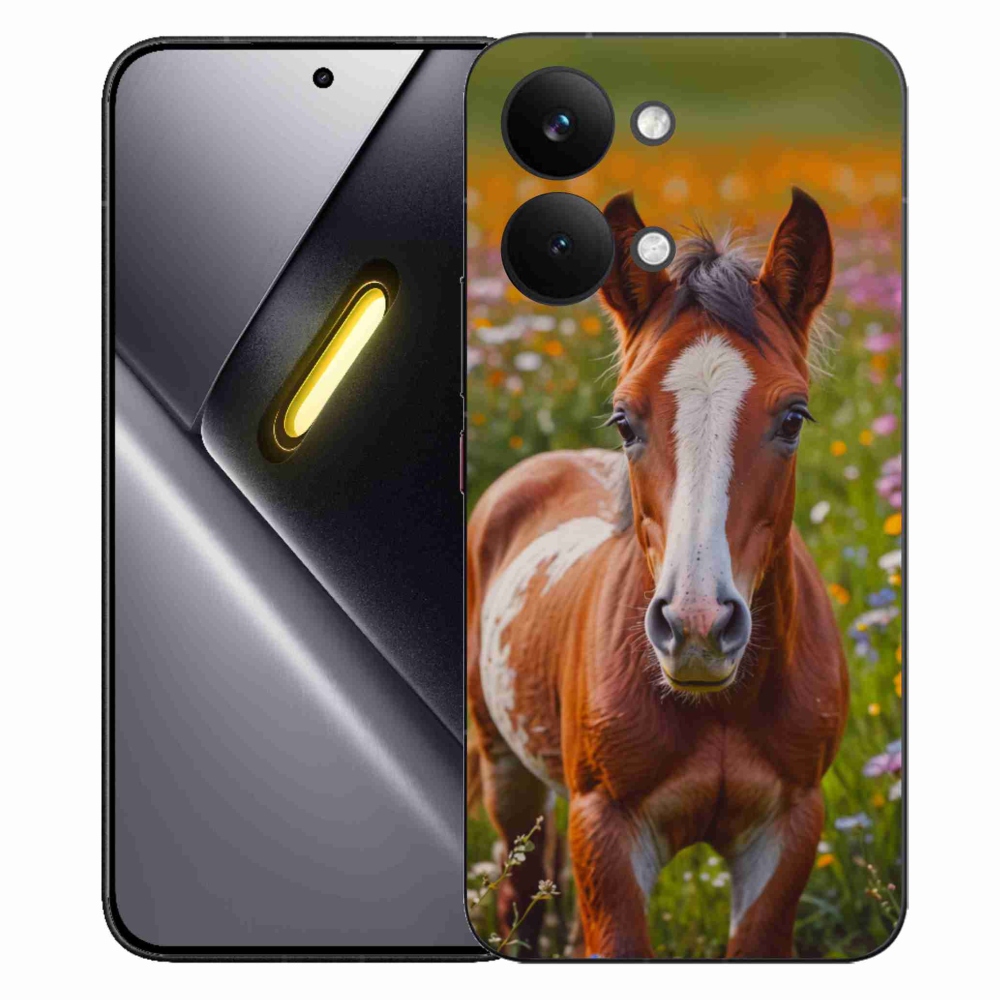 Gelový kryt mmCase na Xiaomi Poco X8 Pro Max - roztomilé hříbě