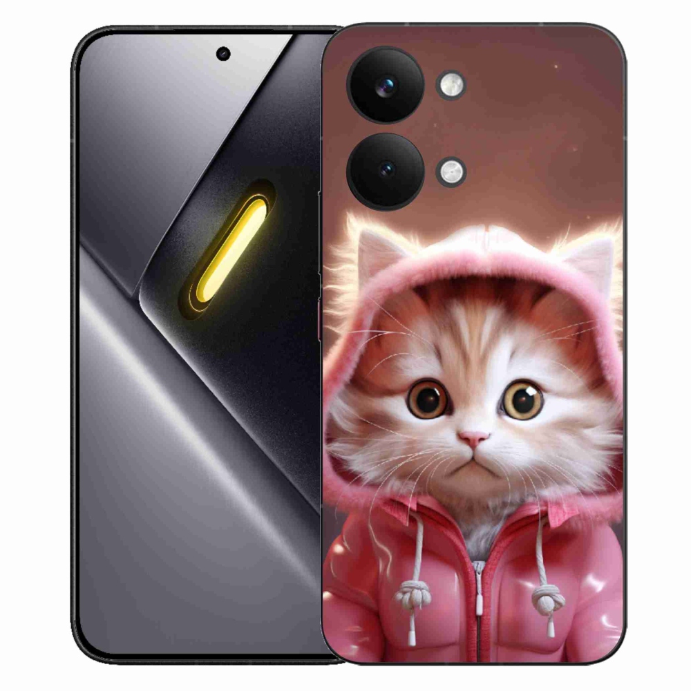 Gelový kryt mmCase na Xiaomi Poco X8 Pro Max - roztomilé kotě 3