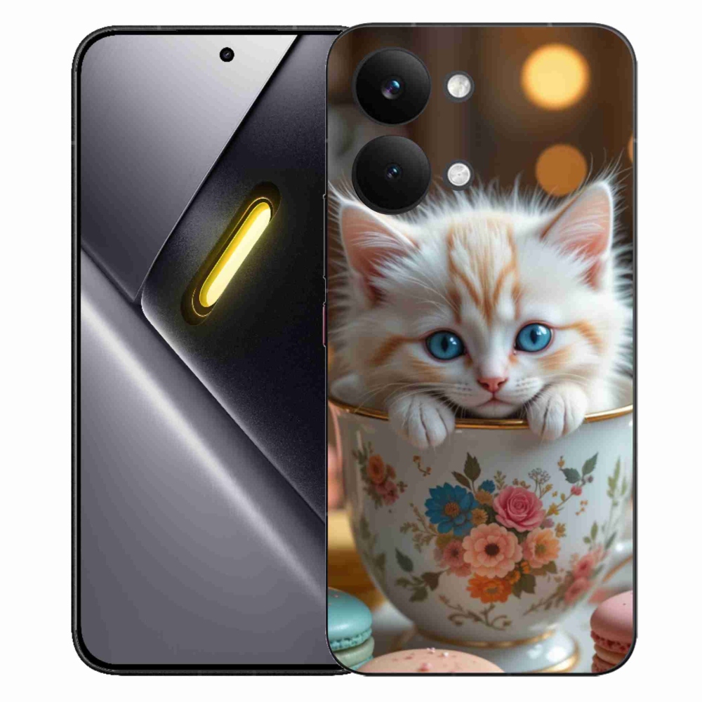 Gelový kryt mmCase na Xiaomi Poco X8 Pro Max - roztomilé kotě 6