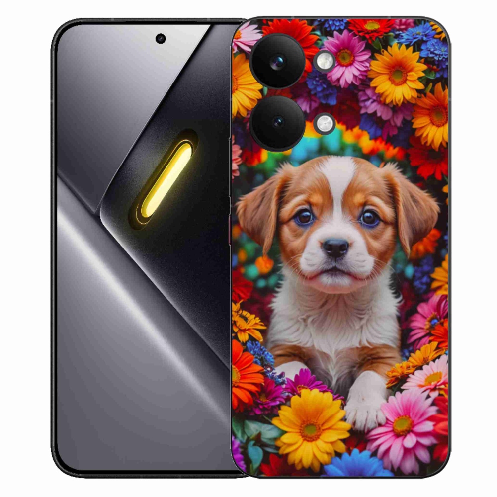 Gelový kryt mmCase na Xiaomi Poco X8 Pro Max - roztomilé štěně