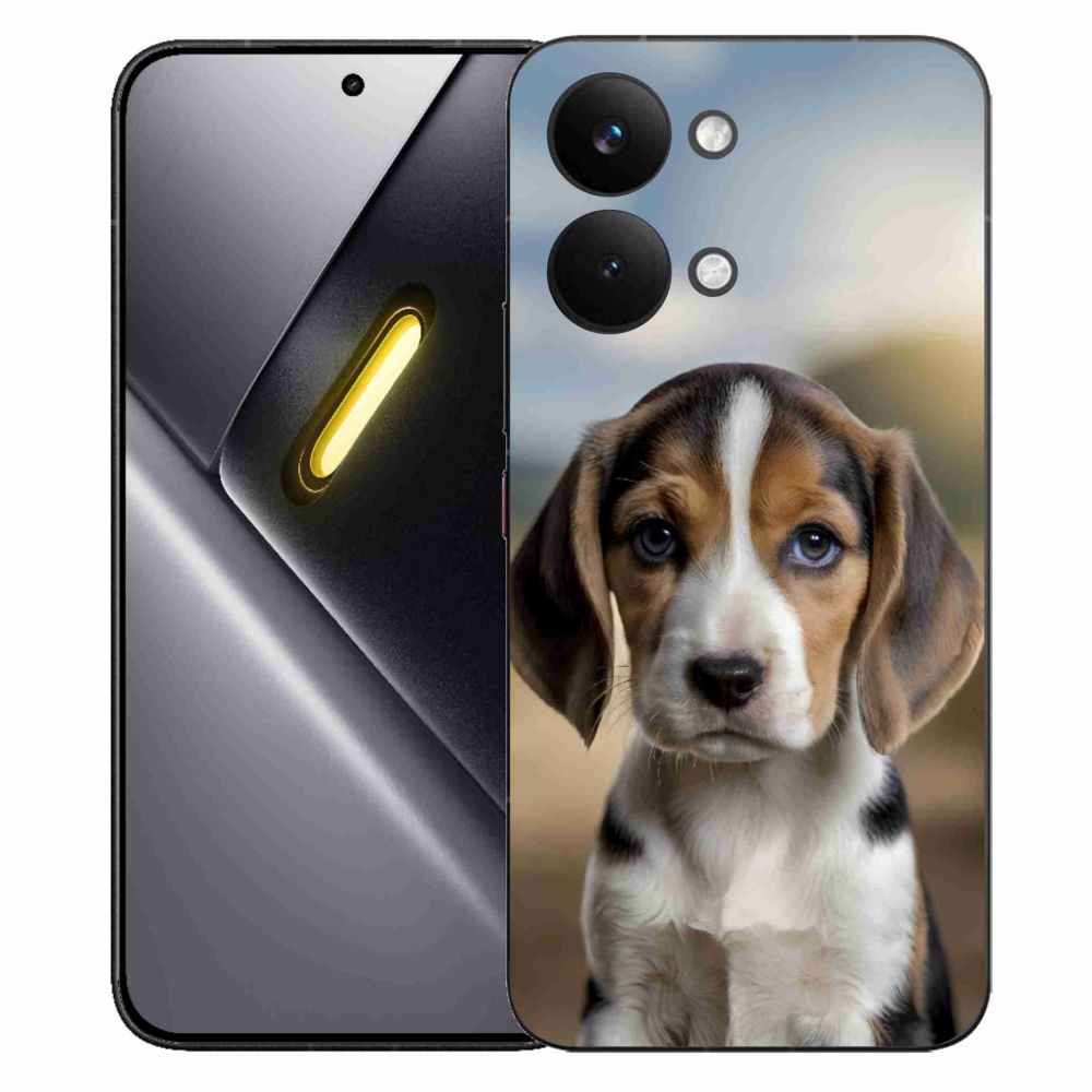 Gelový kryt mmCase na Xiaomi Poco X8 Pro Max - roztomilý bígl