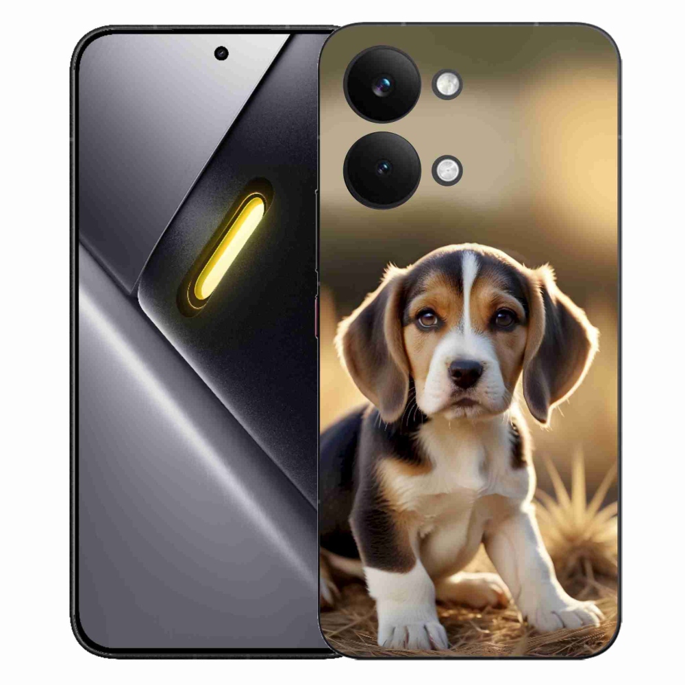 Gelový kryt mmCase na Xiaomi Poco X8 Pro Max - roztomilý bígl