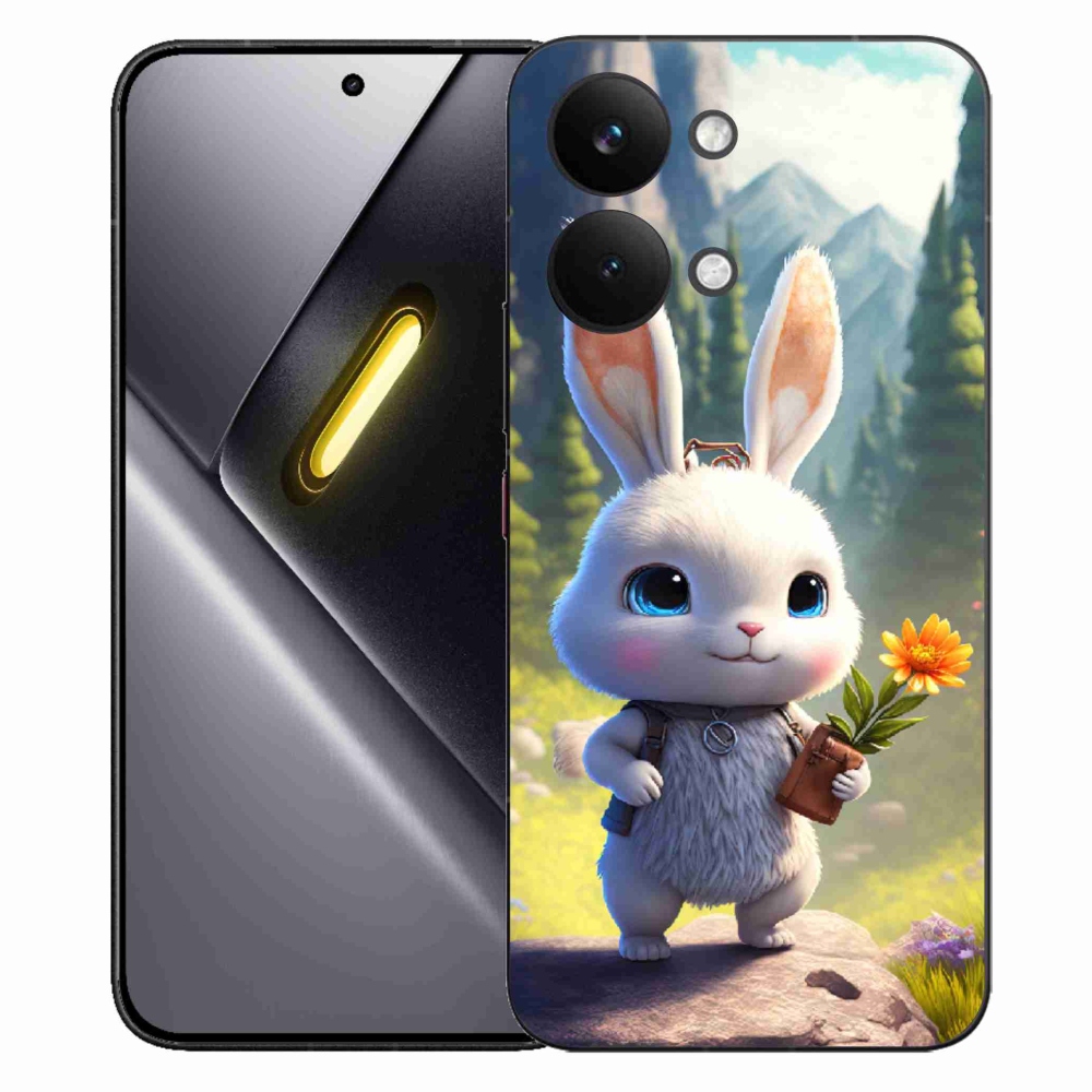 Gelový kryt mmCase na Xiaomi Poco X8 Pro Max - roztomilý králíček