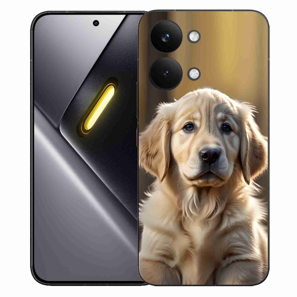 Gelový kryt mmCase na Xiaomi Poco X8 Pro Max - roztomilý zlatý retrívr