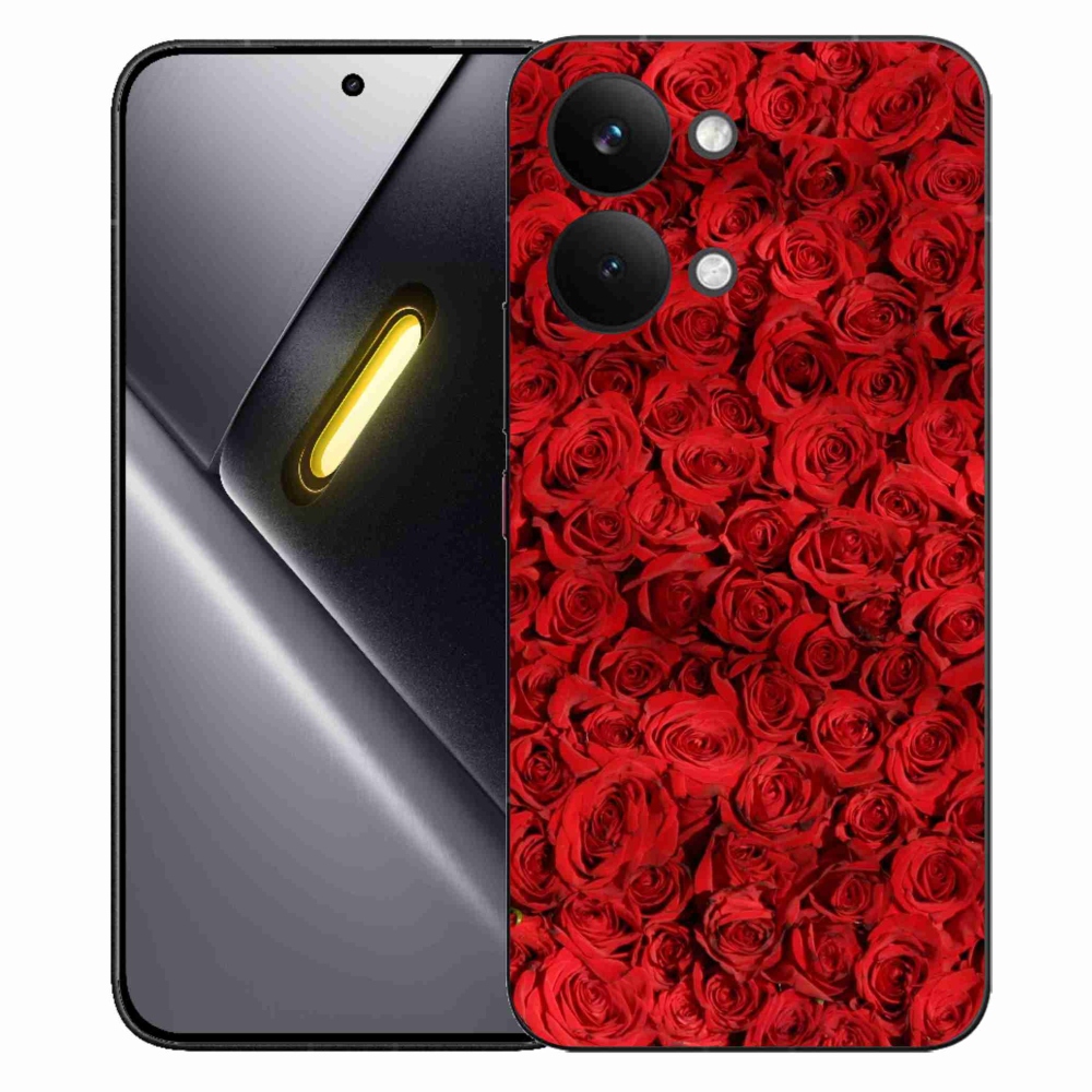 Gelový kryt mmCase na Xiaomi Poco X8 Pro Max - růže