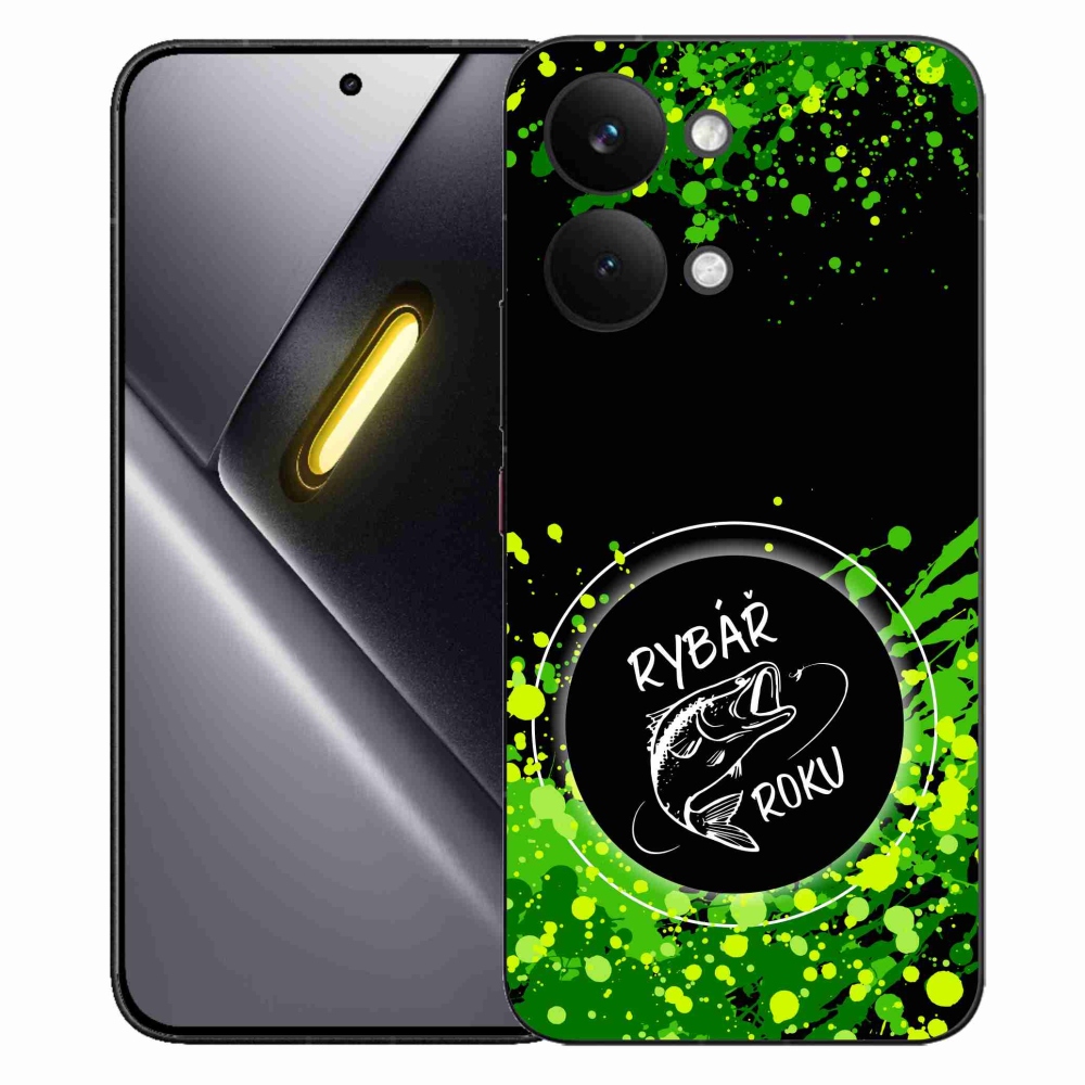 Gelový kryt mmCase na Xiaomi Poco X8 Pro Max - rybář roku černé pozadí